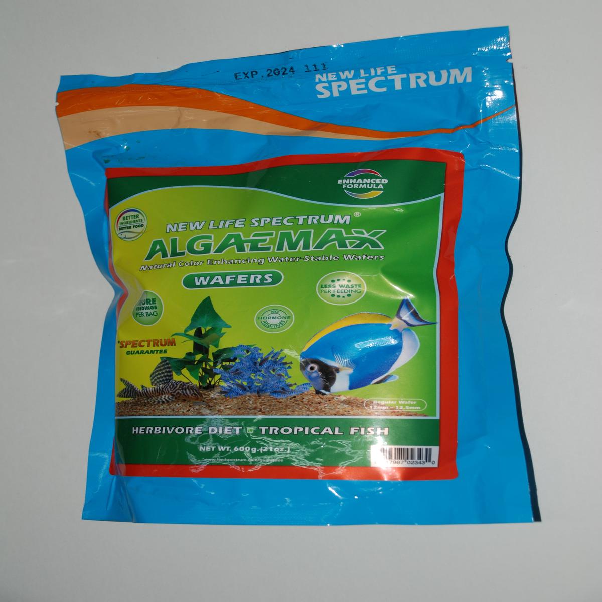 New Life Spectrum Naturox Algaemax Wafers - 600 gram Bag
